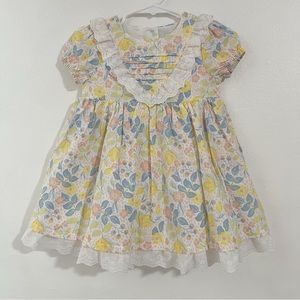 Joie Kids Baby Girl Floral Lined Dress